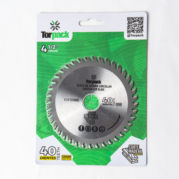 DISCO  C /MADERA 4 1/2″x7/8″ D40  7/8″