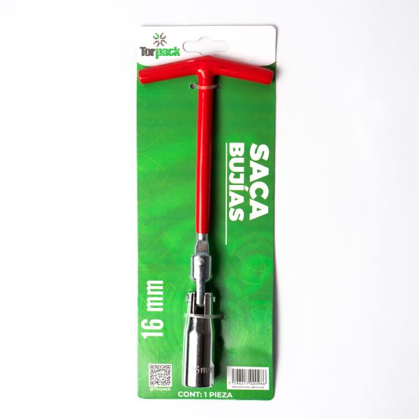 LLAVE SACA BUJIAS 16MM